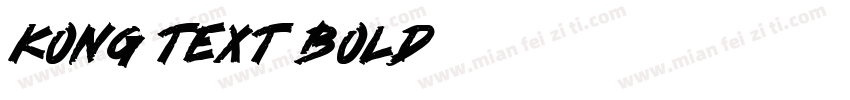 KONG Text-Bold字体转换
